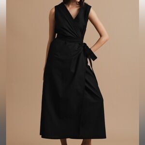 Tb Turnblack sleeveless wrap midi dress